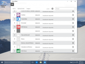 Tienda Windows 10